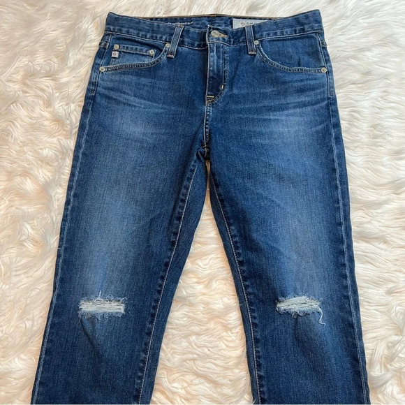 AG Ex-Boyfriend Slouchy Slim Boyfriend Jean 11 Years Interrupted Casual Denim 28 - Picture 7 of 11
